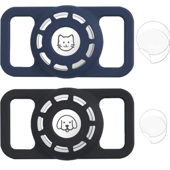 Airtag Dog Collar Holder Fit for Apple Air Tag Dog Collar Size from 0.75 to 1.2 - Picture 2 of 6